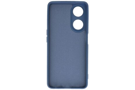 BAOHU Fashion Backcover Telefoonhoesje - Color Hoesje - Geschikt voor de Oppo A98 5G - Navy