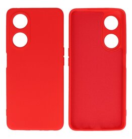 BAOHU Oppo A98 5G Hoesje Fashion Backcover Telefoonhoesje Rood