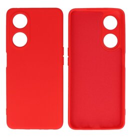 Oppo A98 5G Hoesje Fashion Backcover Telefoonhoesje Rood