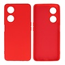 Oppo A98 5G Hoesje Fashion Backcover Telefoonhoesje Rood