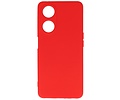 Fashion Backcover Telefoonhoesje - Color Hoesje - Geschikt voor de Oppo A98 5G - Rood