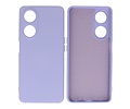 BAOHU Fashion Backcover Telefoonhoesje - Color Hoesje - Geschikt voor de Oppo A98 5G - Paars