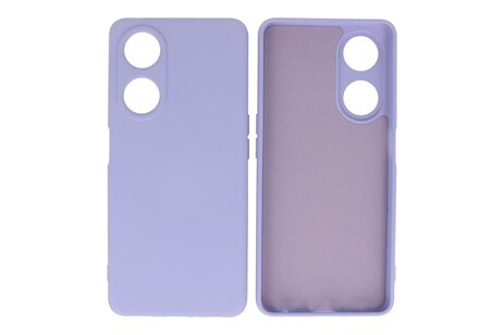 BAOHU Fashion Backcover Telefoonhoesje - Color Hoesje - Geschikt voor de Oppo A98 5G - Paars
