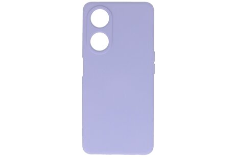 Fashion Backcover Telefoonhoesje - Color Hoesje - Geschikt voor de Oppo A98 5G - Paars