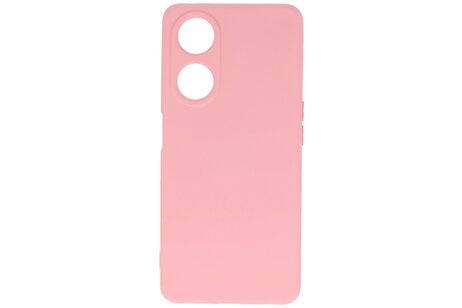 BAOHU Fashion Backcover Telefoonhoesje - Color Hoesje - Geschikt voor de Oppo A98 5G - Roze