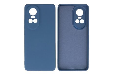 BAOHU Fashion Backcover Telefoonhoesje - Color Hoesje - Geschikt voor de Oppo Reno 10 5G - 10 Pro 5G - Navy