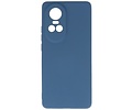 BAOHU Fashion Backcover Telefoonhoesje - Color Hoesje - Geschikt voor de Oppo Reno 10 5G - 10 Pro 5G - Navy