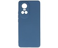 Fashion Backcover Telefoonhoesje - Color Hoesje - Geschikt voor de Oppo Reno 10 5G - 10 Pro 5G - Navy