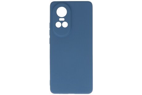 BAOHU Fashion Backcover Telefoonhoesje - Color Hoesje - Geschikt voor de Oppo Reno 10 5G - 10 Pro 5G - Navy