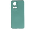 BAOHU Fashion Backcover Telefoonhoesje - Color Hoesje - Geschikt voor de Oppo Reno 10 5G - 10 Pro 5G - Donker Groen