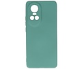 Fashion Backcover Telefoonhoesje - Color Hoesje - Geschikt voor de Oppo Reno 10 5G - 10 Pro 5G - Donker Groen