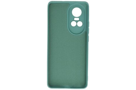 BAOHU Fashion Backcover Telefoonhoesje - Color Hoesje - Geschikt voor de Oppo Reno 10 5G - 10 Pro 5G - Donker Groen
