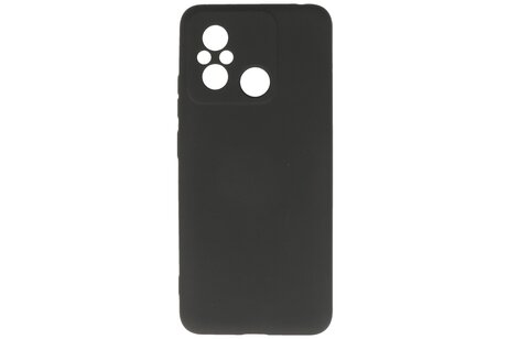 BAOHU Fashion Backcover Telefoonhoesje - Color Hoesje - Geschikt voor de Xiaomi Redmi 12C - Zwart