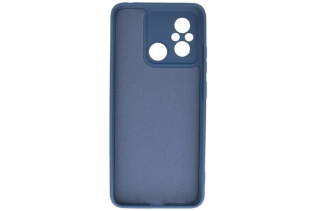 BAOHU Fashion Backcover Telefoonhoesje - Color Hoesje - Geschikt voor de Xiaomi Redmi 12C - Navy