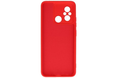 Fashion Backcover Telefoonhoesje - Color Hoesje - Geschikt voor de Xiaomi Redmi 12C - Rood