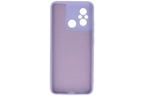 Fashion Backcover Telefoonhoesje - Color Hoesje - Geschikt voor de Xiaomi Redmi 12C - Paars