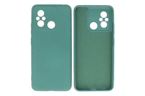 BAOHU Fashion Backcover Telefoonhoesje - Color Hoesje - Geschikt voor de Xiaomi Redmi 12C - Donker Groen