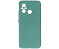 Fashion Backcover Telefoonhoesje - Color Hoesje - Geschikt voor de Xiaomi Redmi 12C - Donker Groen