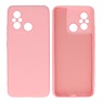 BAOHU Xiaomi Redmi 12C Hoesje Fashion Backcover Telefoonhoesje Roze