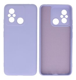 BAOHU Xiaomi Redmi 12C Hoesje Fashion Backcover Telefoonhoesje Paars