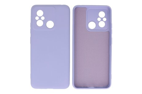 BAOHU Fashion Backcover Telefoonhoesje - Color Hoesje - Geschikt voor de Xiaomi Redmi 12C - Paars
