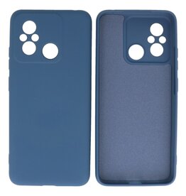 Xiaomi Redmi 12C Hoesje Fashion Backcover Telefoonhoesje Navy