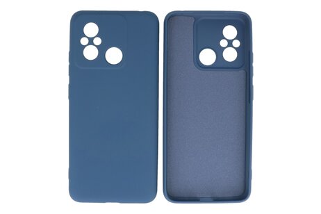 BAOHU Fashion Backcover Telefoonhoesje - Color Hoesje - Geschikt voor de Xiaomi Redmi 12C - Navy