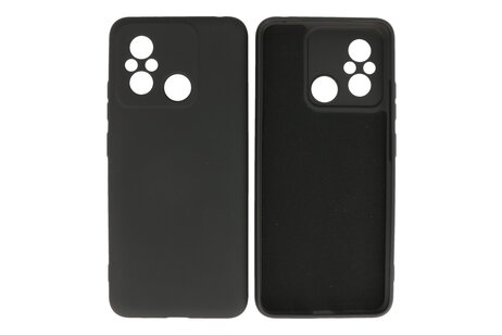 BAOHU Fashion Backcover Telefoonhoesje - Color Hoesje - Geschikt voor de Xiaomi Redmi 12C - Zwart