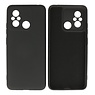 BAOHU Xiaomi Redmi 12C Hoesje Fashion Backcover Telefoonhoesje Zwart