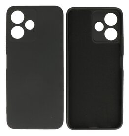 BAOHU Xiaomi Redmi 12 - 12 5G Hoesje Fashion Backcover Telefoonhoesje Zwart