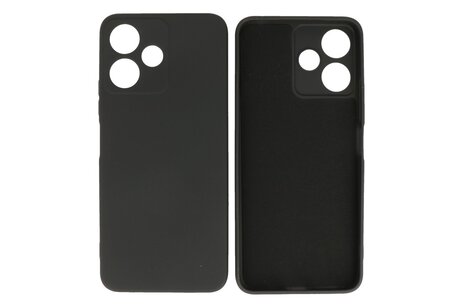 BAOHU Fashion Backcover Telefoonhoesje - Color Hoesje - Geschikt voor de Xiaomi Redmi 12 - 12 5G - Zwart