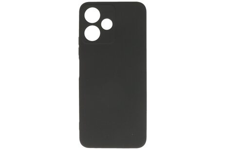 BAOHU Fashion Backcover Telefoonhoesje - Color Hoesje - Geschikt voor de Xiaomi Redmi 12 - 12 5G - Zwart