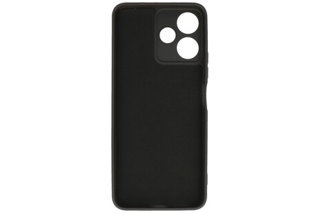 BAOHU Fashion Backcover Telefoonhoesje - Color Hoesje - Geschikt voor de Xiaomi Redmi 12 - 12 5G - Zwart