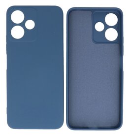 BAOHU Xiaomi Redmi 12 - 12 5G Hoesje Fashion Backcover Telefoonhoesje Navy