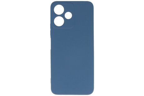 BAOHU Fashion Backcover Telefoonhoesje - Color Hoesje - Geschikt voor de Xiaomi Redmi 12 - 12 5G - Navy