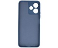 BAOHU Fashion Backcover Telefoonhoesje - Color Hoesje - Geschikt voor de Xiaomi Redmi 12 - 12 5G - Navy