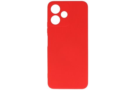 Fashion Backcover Telefoonhoesje - Color Hoesje - Geschikt voor de Xiaomi Redmi 12 - 12 5G - Rood