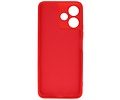 BAOHU Fashion Backcover Telefoonhoesje - Color Hoesje - Geschikt voor de Xiaomi Redmi 12 - 12 5G - Rood