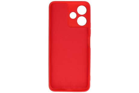 Fashion Backcover Telefoonhoesje - Color Hoesje - Geschikt voor de Xiaomi Redmi 12 - 12 5G - Rood