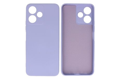 BAOHU Fashion Backcover Telefoonhoesje - Color Hoesje - Geschikt voor de Xiaomi Redmi 12 - 12 5G - Paars