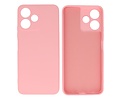 Fashion Backcover Telefoonhoesje - Color Hoesje - Geschikt voor de Xiaomi Redmi 12 - 12 5G - Roze