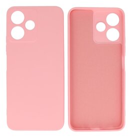 BAOHU Xiaomi Redmi 12 - 12 5G Hoesje Fashion Backcover Telefoonhoesje Roze