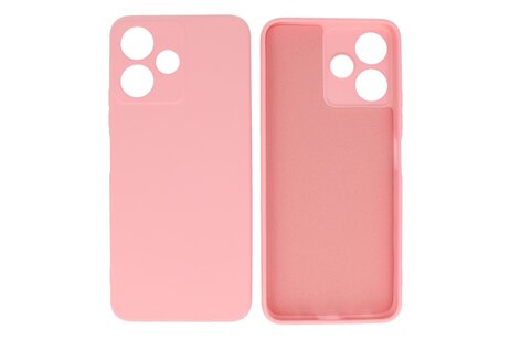 BAOHU Fashion Backcover Telefoonhoesje - Color Hoesje - Geschikt voor de Xiaomi Redmi 12 - 12 5G - Roze