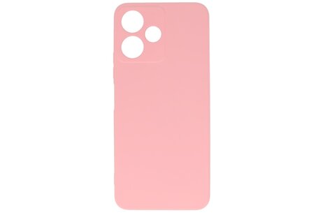 BAOHU Fashion Backcover Telefoonhoesje - Color Hoesje - Geschikt voor de Xiaomi Redmi 12 - 12 5G - Roze