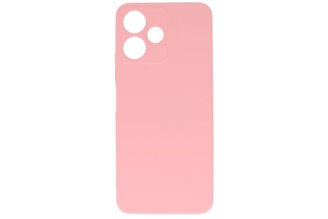 Fashion Backcover Telefoonhoesje - Color Hoesje - Geschikt voor de Xiaomi Redmi 12 - 12 5G - Roze