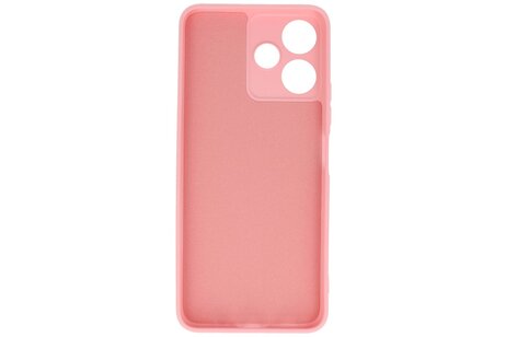 BAOHU Fashion Backcover Telefoonhoesje - Color Hoesje - Geschikt voor de Xiaomi Redmi 12 - 12 5G - Roze