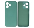 BAOHU Fashion Backcover Telefoonhoesje - Color Hoesje - Geschikt voor de Xiaomi Redmi 12 - 12 5G - Donker Groen