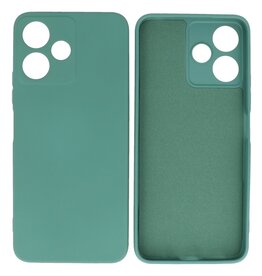 BAOHU Xiaomi Redmi 12 - 12 5G Hoesje Fashion Backcover Telefoonhoesje Donker Groen