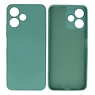 BAOHU Xiaomi Redmi 12 - 12 5G Hoesje Fashion Backcover Telefoonhoesje Donker Groen