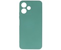 BAOHU Fashion Backcover Telefoonhoesje - Color Hoesje - Geschikt voor de Xiaomi Redmi 12 - 12 5G - Donker Groen